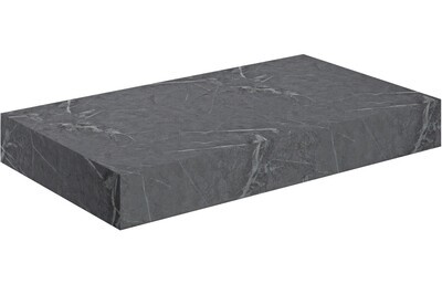 Ophelia 800mm Wall Hung Basin Shelf - Grey Marble