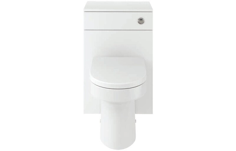 Cara 500mm WC Unit & BTW Pan Pack - White Gloss