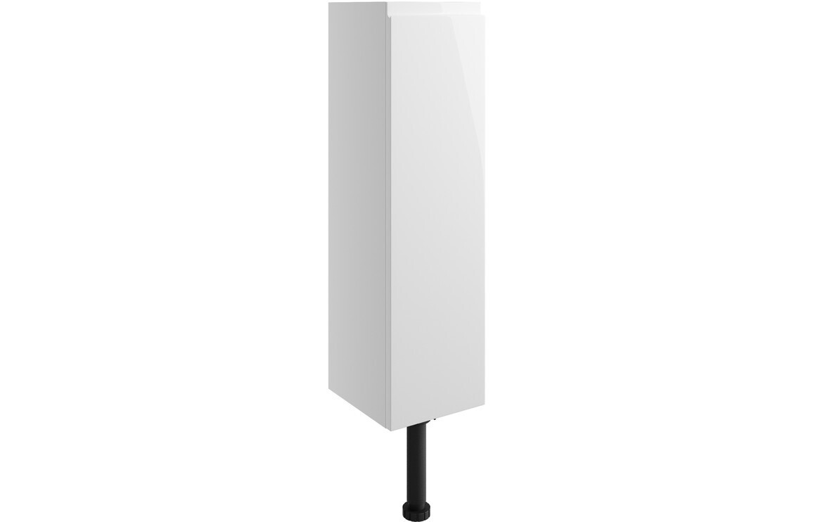 Sienna 200mm Toilet Roll Holder - White Gloss