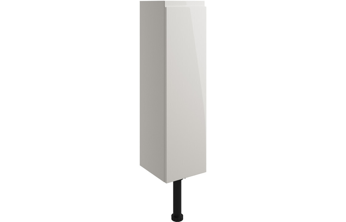 Sienna 200mm Slim Base Unit - Pearl Grey Gloss