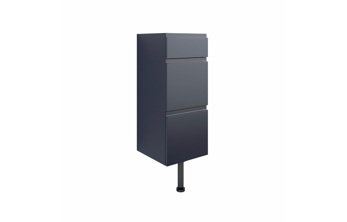 Sienna 300mm 3 Drawer Unit - Matt Indigo Blue