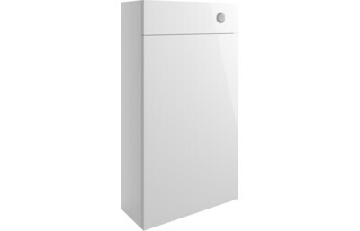 Sienna 500mm Slim WC Unit - White Gloss