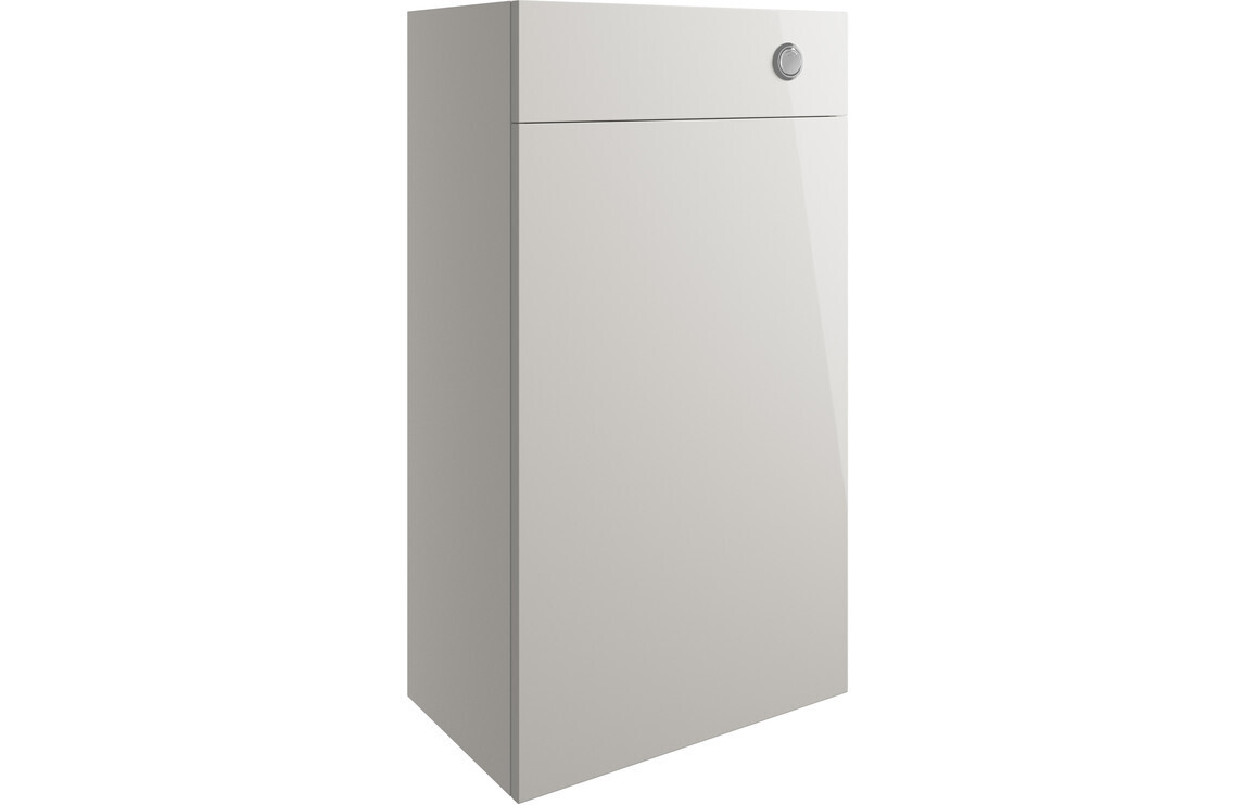 Sienna 500mm WC Unit - Pearl Grey Gloss
