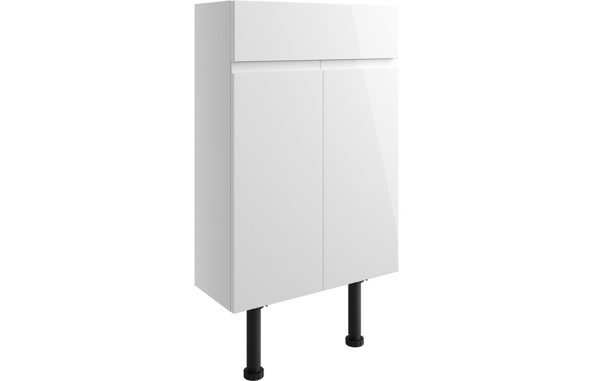 Sienna 500mm Slim Basin Unit - White Gloss
