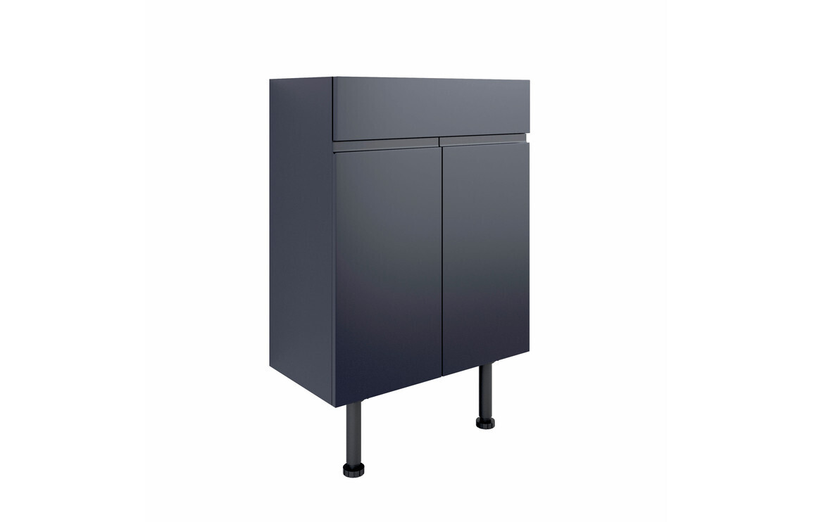 Sienna 600mm Basin Unit - Matt Indigo Blue