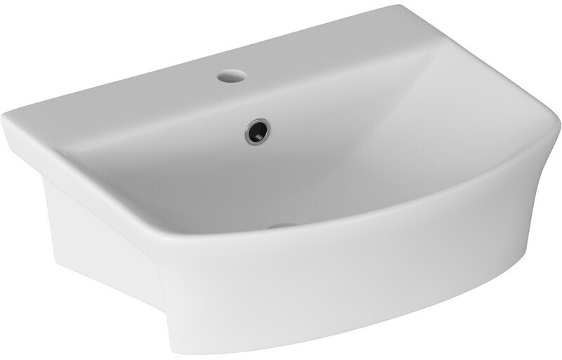 Sally 500x400mm 1TH Semi Recessed Basin