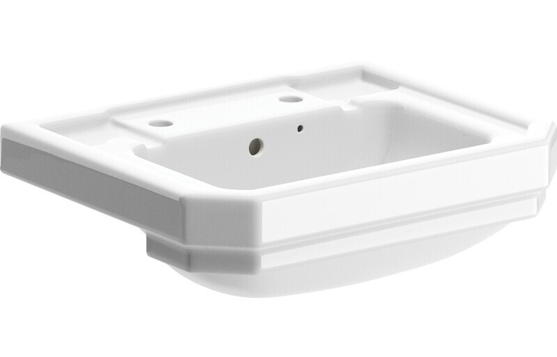 Shelly 495x445mm 2TH Semi Recessed Basin