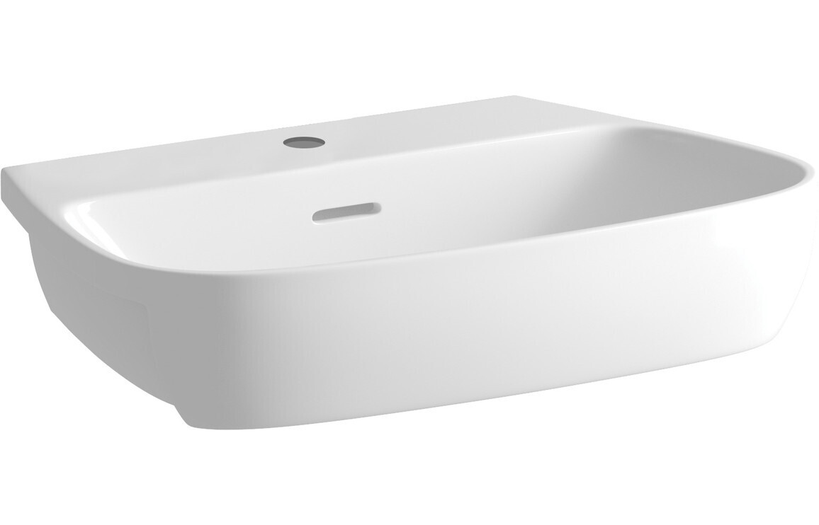 Tara 495x415mm 1TH Semi Recessed Basin