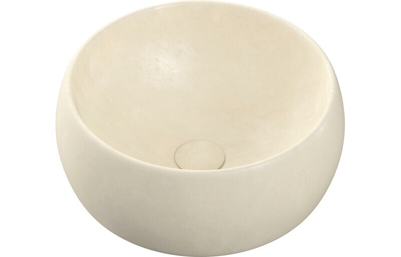 Harry 400mm Ceramic Washbowl - Stone Effect