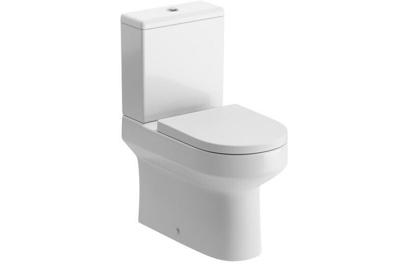 Lucinda Rimless Close Coupled Fully Shrouded WC & Soft Close Seat