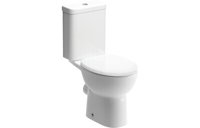 Taylor Close Coupled Open Back WC & Soft Close Seat