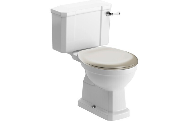 Shelly Close Coupled WC & Matt Latte Soft Close Seat