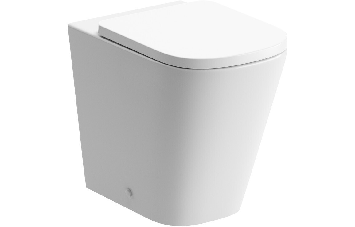 Tara Rimless Back To Wall Comfort Height WC & Soft Close Seat