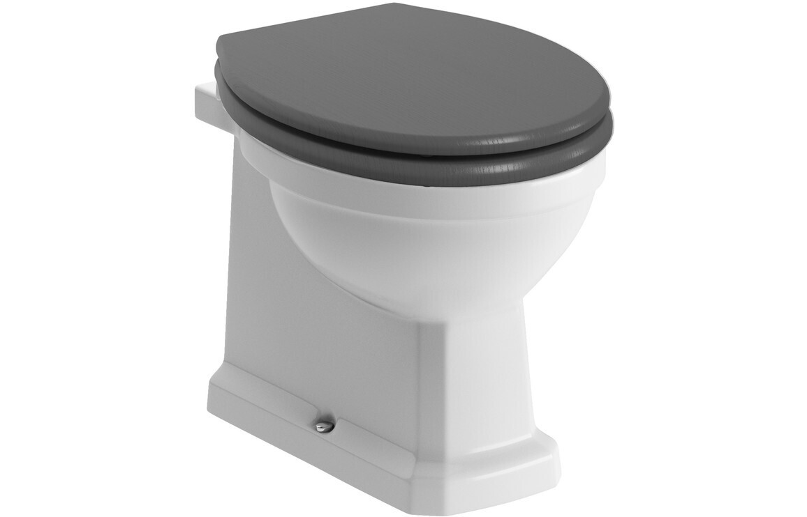 Shelly Back To Wall WC & Grey Ash Soft Close Seat