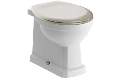 Shelly Back To Wall WC & Matt Latte Soft Close Seat