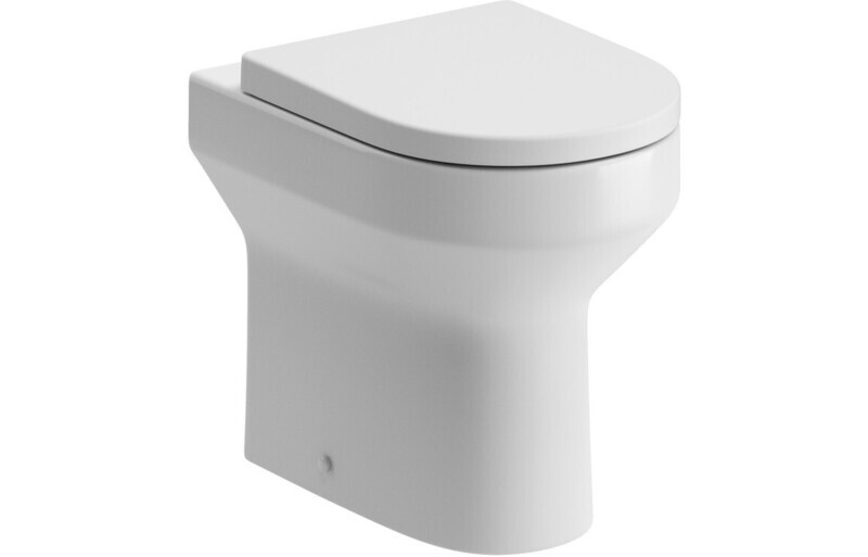 Lucinda Rimless Back To Wall Comfort Height WC & Soft Close Seat