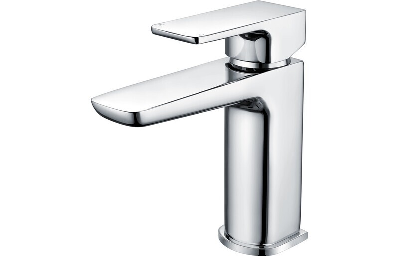 Berta Basin Mixer & Waste - Chrome