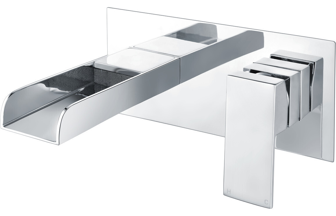 Mason Wall Mounted Basin Mixer - Chrome