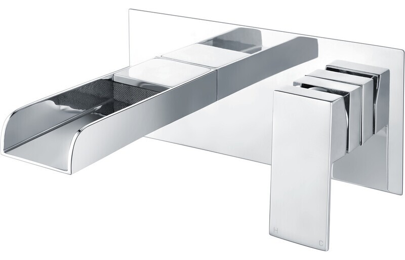 Mason Wall Mounted Basin Mixer - Chrome