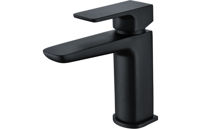 Berta Basin Mixer & Waste - Matt Black