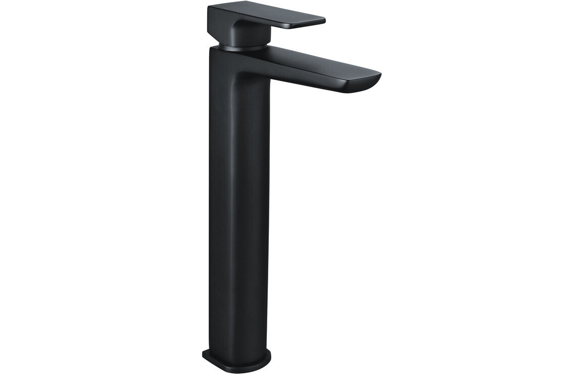 Berta Tall Basin Mixer - Matt Black