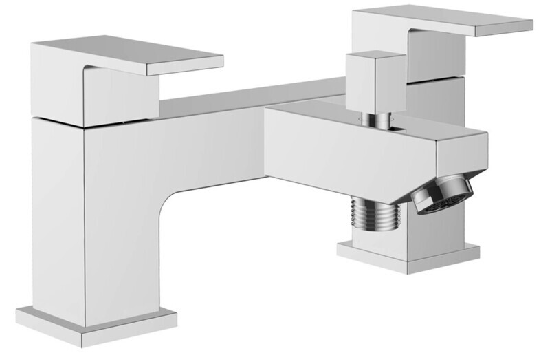 Pippa Bath/Shower Mixer & Bracket - Chrome
