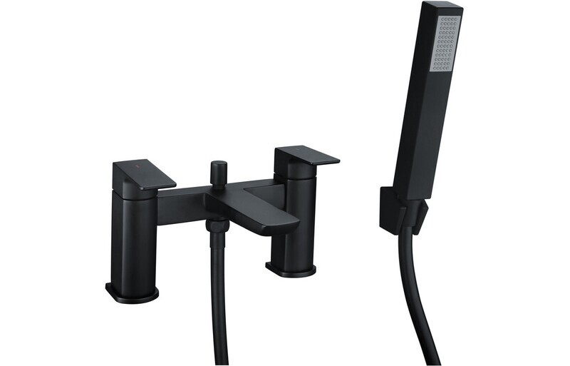 Berta Bath/Shower Mixer - Matt Black