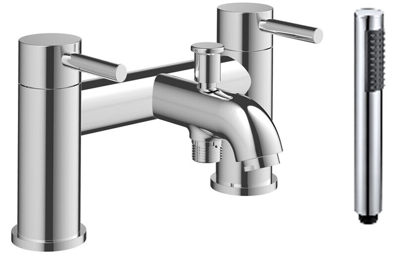 Polly Bath/Shower Mixer & Bracket - Chrome