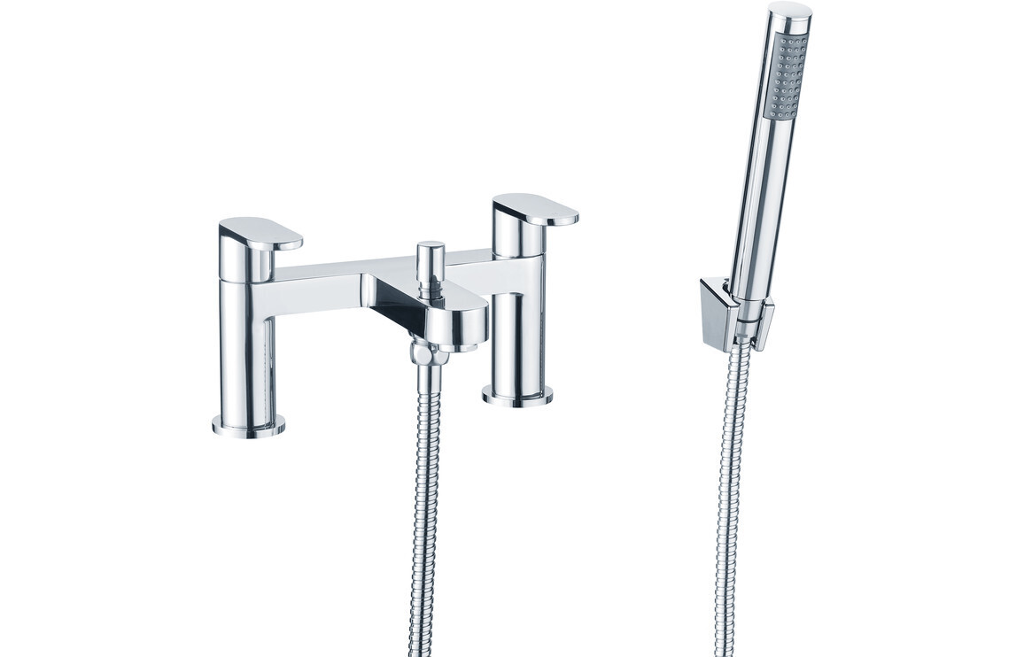 Samuel Bath/Shower Mixer & Bracket - Chrome