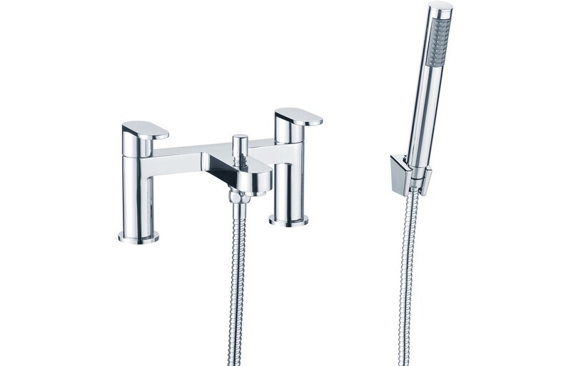 Samuel Bath/Shower Mixer & Bracket - Chrome