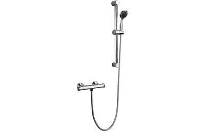 Enzo Low Pressure Thermostatic Bar Mixer Shower - Chrome