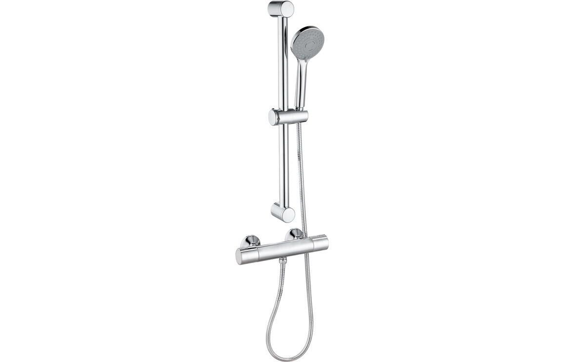 Tracey Cool-Touch Thermostatic Bar Mixer Shower - Chrome