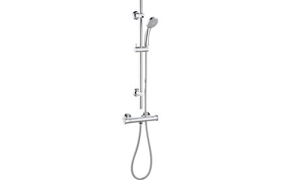 Pandy Thermostatic Bar Mixer Shower - Chrome