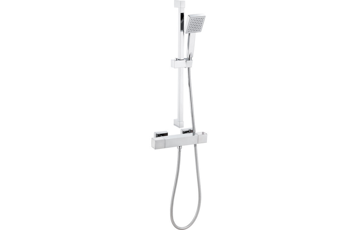Arla Cool-Touch Thermostatic Bar Mixer Shower - Chrome