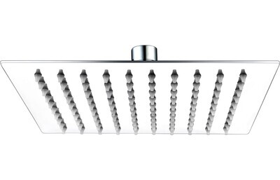 Cosmic 250mm Square Ultraslim Showerhead - St/Steel