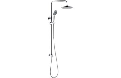 DISCONTINUED Round Shower Kit w/Overhead & Handset