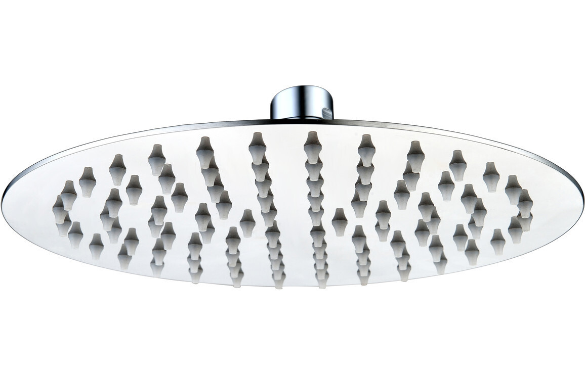 Aurora 250mm Round Ultraslim Showerhead - St/Steel