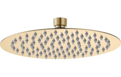 250mm Round Showerhead - Brushed Brass 250mm Round Showerhead - Brushed Brass