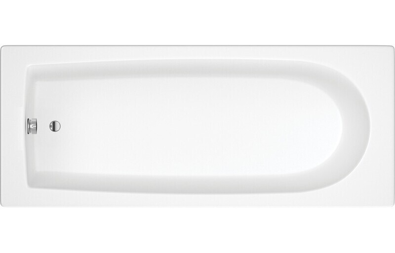 Marley Round Single Ended 1600x700x550mm 0TH Bath w/Legs
