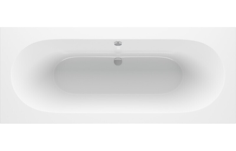 Marley Round Double Ended SUPERCAST 1700x700x550mm 0TH Bath w/Legs