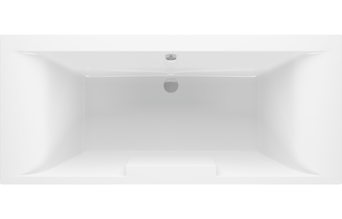 Malcolm Deluxe Square Double Ended 1700x750x550mm 0TH Bath w/Legs