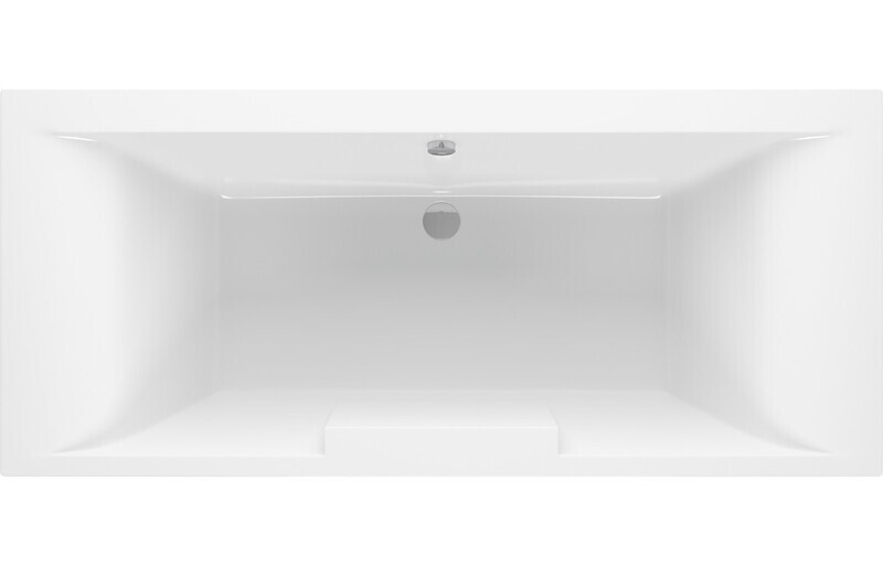 Malcolm Deluxe Square Double Ended 1700x750x550mm 0TH Bath w/Legs