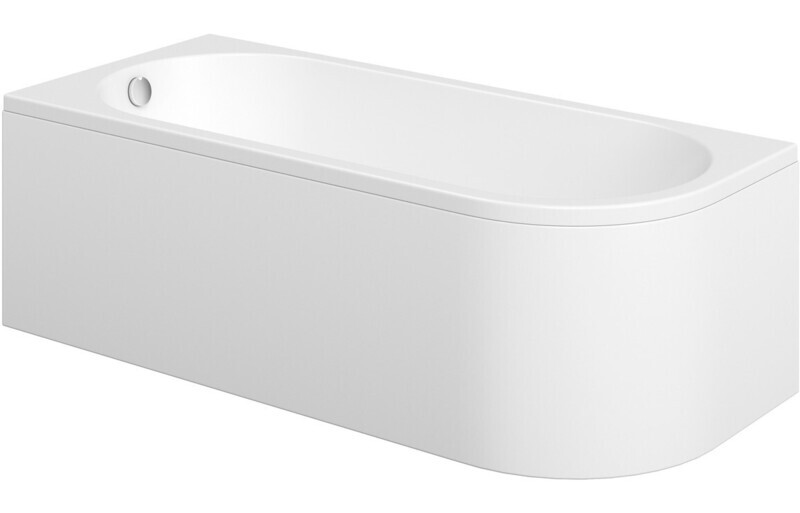 Susan J Shape 1700x725x600mm 0TH Bath w/Legs (LH)