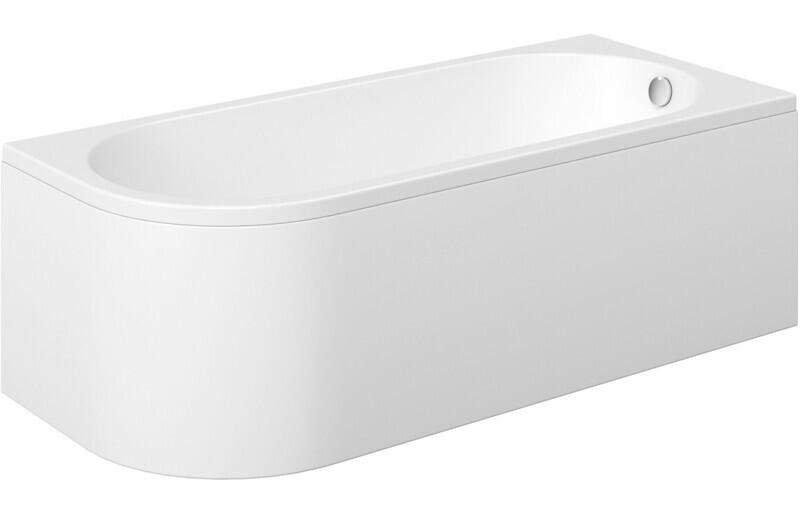 Susan J Shape 1500x725x600mm 0TH Bath w/Legs (RH)
