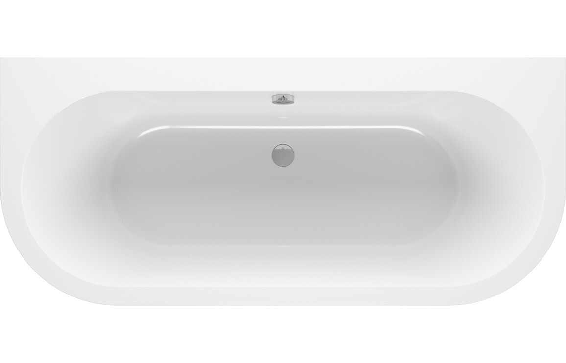 Annabel Back To Wall 1700x750x600mm 0TH Bath w/Legs