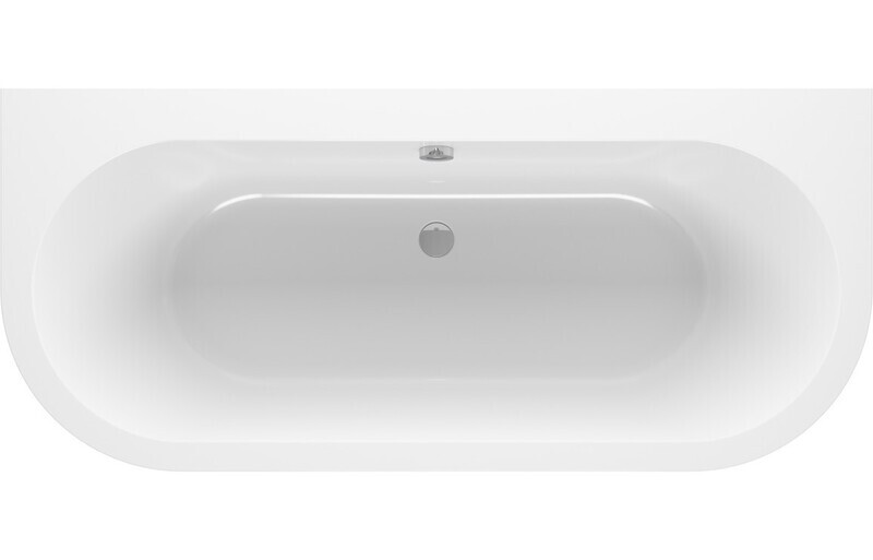 Annabel Back To Wall 1700x750x600mm 0TH Bath w/Legs