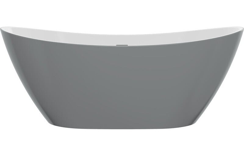 Bella Freestanding 1700x780x690mm Bath - Grey