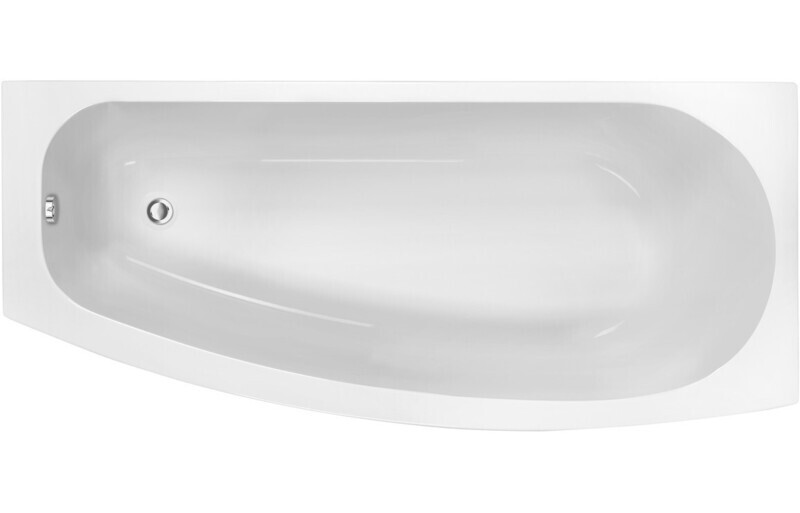 Kelly Space Saving 1700x740x560mm 0TH Bath w/Legs (RH)