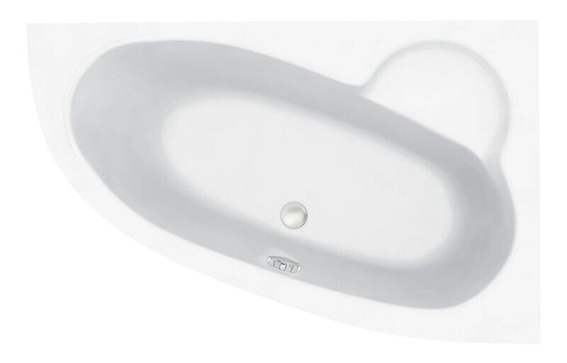 Maria 1500x950x600mm 0TH Offset Corner Bath w/Legs (RH)