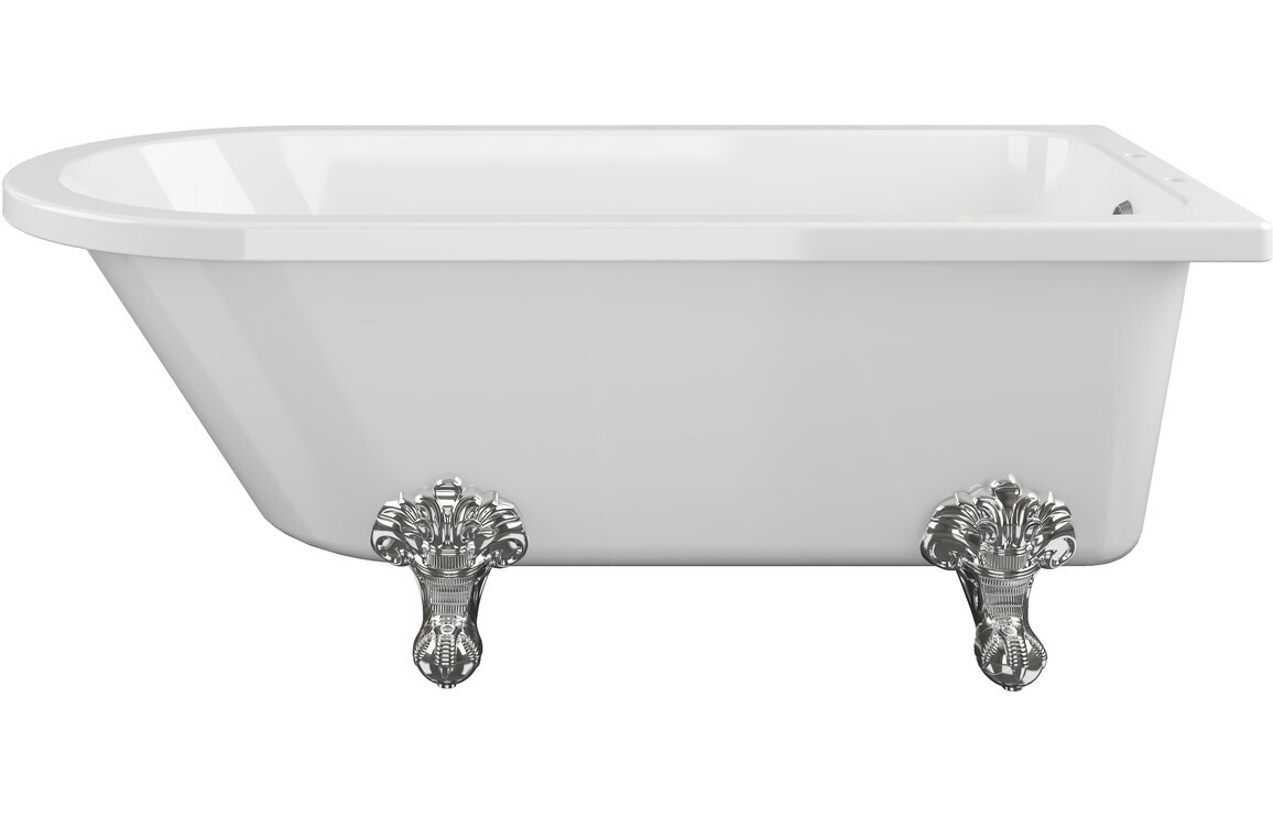 Clarence Freestanding 1700x750x650mm 2TH Corner Bath w/Feet